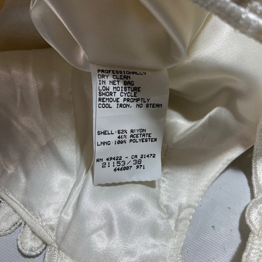 Jessica McClintock Bridal Maxi Wedding Dress with Train Vintage Ladies Size SM - Picture 15 of 15